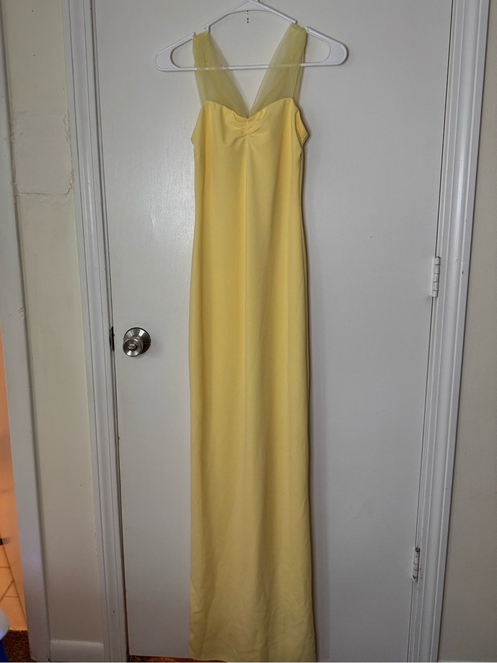Lucy in the Sky Butter Yellow Sleeveless Maxi Dress